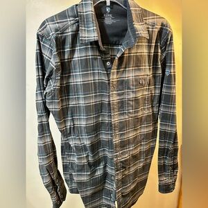Kuhl Men's Medium Flannel Long Sleeve Shirt Outdoors